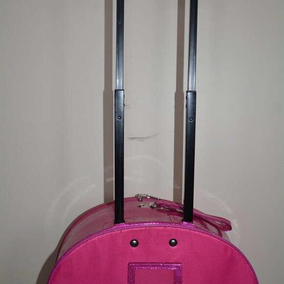 VTG Minnie Disney Store Mouse Rolling Faux Leather Suitcase Luggage - Picture 15 of 16